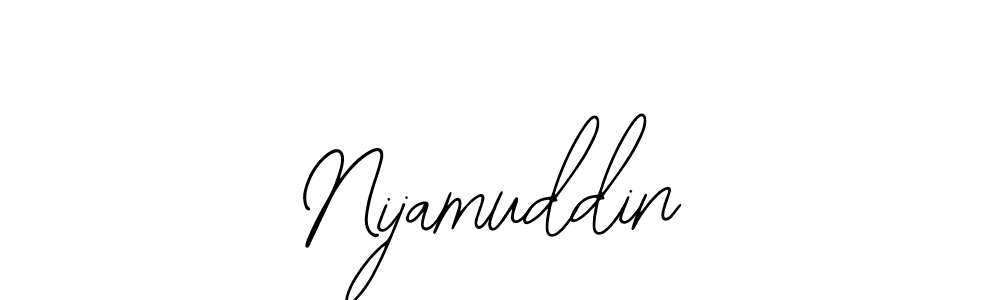 Nijamuddin stylish signature style. Best Handwritten Sign (Bearetta-2O07w) for my name. Handwritten Signature Collection Ideas for my name Nijamuddin. Nijamuddin signature style 12 images and pictures png