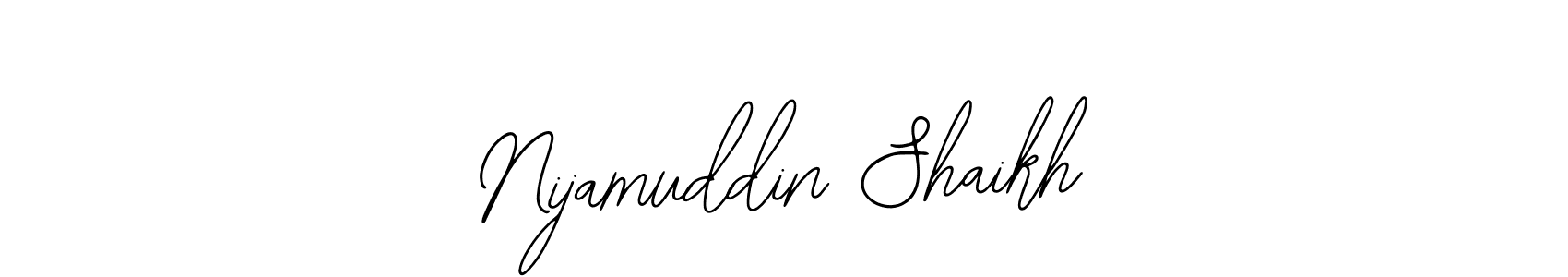It looks lik you need a new signature style for name Nijamuddin Shaikh. Design unique handwritten (Bearetta-2O07w) signature with our free signature maker in just a few clicks. Nijamuddin Shaikh signature style 12 images and pictures png