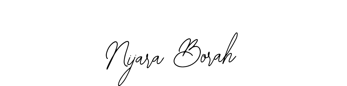Create a beautiful signature design for name Nijara Borah. With this signature (Bearetta-2O07w) fonts, you can make a handwritten signature for free. Nijara Borah signature style 12 images and pictures png