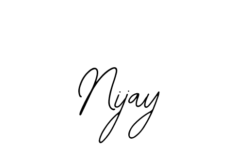 Also You can easily find your signature by using the search form. We will create Nijay name handwritten signature images for you free of cost using Bearetta-2O07w sign style. Nijay signature style 12 images and pictures png
