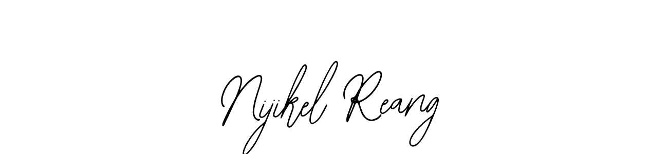 Create a beautiful signature design for name Nijikel Reang. With this signature (Bearetta-2O07w) fonts, you can make a handwritten signature for free. Nijikel Reang signature style 12 images and pictures png