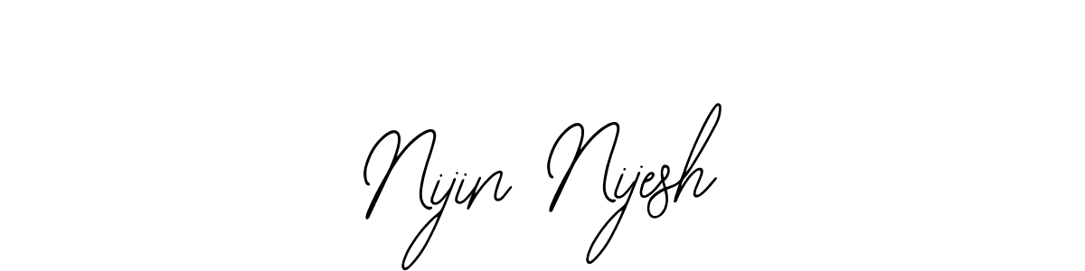 Best and Professional Signature Style for Nijin Nijesh. Bearetta-2O07w Best Signature Style Collection. Nijin Nijesh signature style 12 images and pictures png