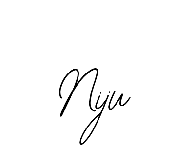 if you are searching for the best signature style for your name Niju. so please give up your signature search. here we have designed multiple signature styles  using Bearetta-2O07w. Niju signature style 12 images and pictures png