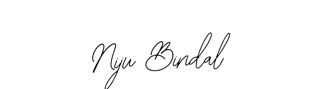 The best way (Bearetta-2O07w) to make a short signature is to pick only two or three words in your name. The name Niju Bindal include a total of six letters. For converting this name. Niju Bindal signature style 12 images and pictures png