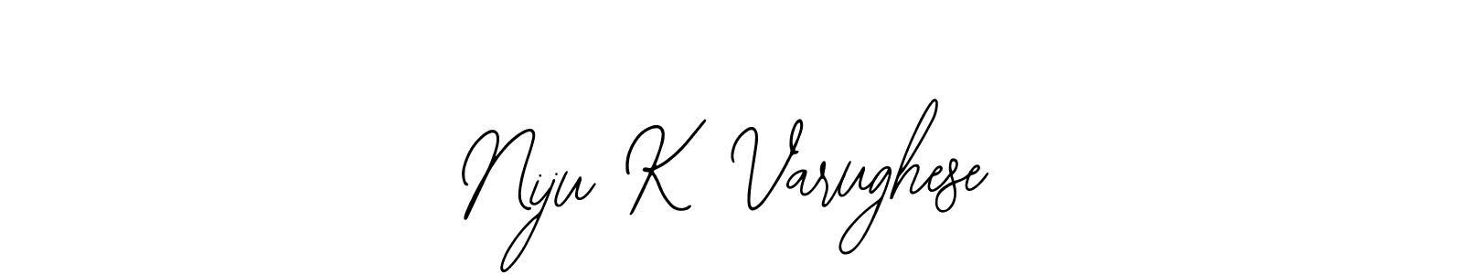 How to make Niju K Varughese signature? Bearetta-2O07w is a professional autograph style. Create handwritten signature for Niju K Varughese name. Niju K Varughese signature style 12 images and pictures png