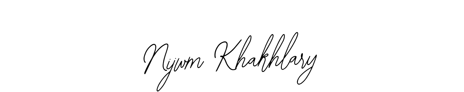 Also we have Nijwm Khakhlary name is the best signature style. Create professional handwritten signature collection using Bearetta-2O07w autograph style. Nijwm Khakhlary signature style 12 images and pictures png