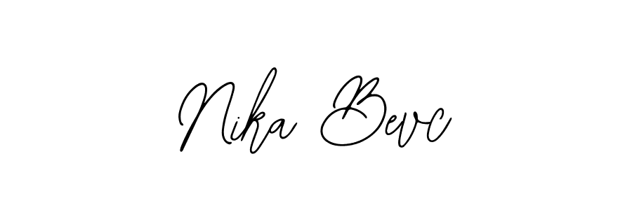 Best and Professional Signature Style for Nika Bevc. Bearetta-2O07w Best Signature Style Collection. Nika Bevc signature style 12 images and pictures png