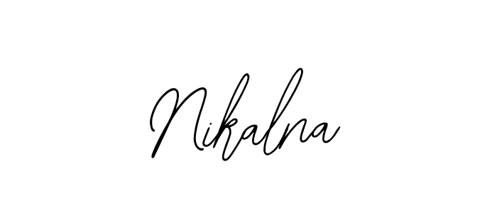 The best way (Bearetta-2O07w) to make a short signature is to pick only two or three words in your name. The name Nikalna include a total of six letters. For converting this name. Nikalna signature style 12 images and pictures png