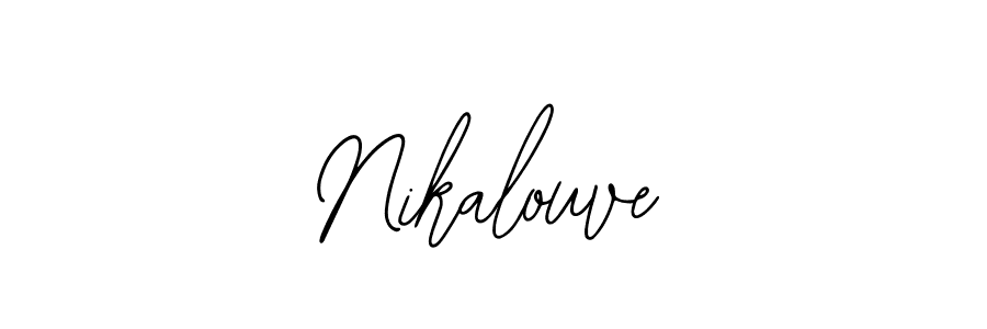 How to Draw Nikalouve signature style? Bearetta-2O07w is a latest design signature styles for name Nikalouve. Nikalouve signature style 12 images and pictures png