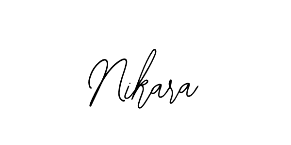 Nikara stylish signature style. Best Handwritten Sign (Bearetta-2O07w) for my name. Handwritten Signature Collection Ideas for my name Nikara. Nikara signature style 12 images and pictures png