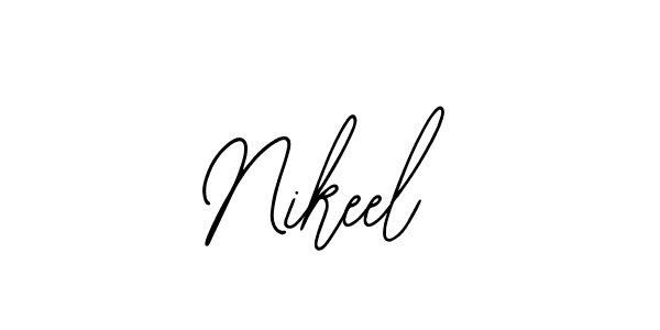 Design your own signature with our free online signature maker. With this signature software, you can create a handwritten (Bearetta-2O07w) signature for name Nikeel. Nikeel signature style 12 images and pictures png