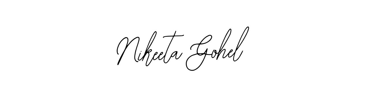 It looks lik you need a new signature style for name Nikeeta Gohel. Design unique handwritten (Bearetta-2O07w) signature with our free signature maker in just a few clicks. Nikeeta Gohel signature style 12 images and pictures png
