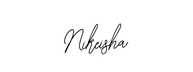 Also we have Nikeisha name is the best signature style. Create professional handwritten signature collection using Bearetta-2O07w autograph style. Nikeisha signature style 12 images and pictures png