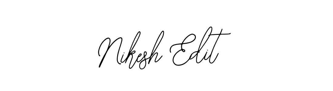 How to Draw Nikesh Edit signature style? Bearetta-2O07w is a latest design signature styles for name Nikesh Edit. Nikesh Edit signature style 12 images and pictures png