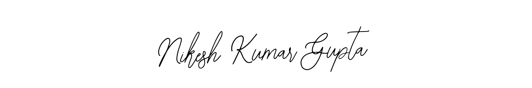 Nikesh Kumar Gupta stylish signature style. Best Handwritten Sign (Bearetta-2O07w) for my name. Handwritten Signature Collection Ideas for my name Nikesh Kumar Gupta. Nikesh Kumar Gupta signature style 12 images and pictures png