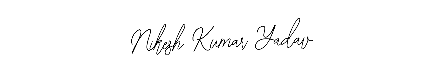 Make a beautiful signature design for name Nikesh Kumar Yadav. With this signature (Bearetta-2O07w) style, you can create a handwritten signature for free. Nikesh Kumar Yadav signature style 12 images and pictures png