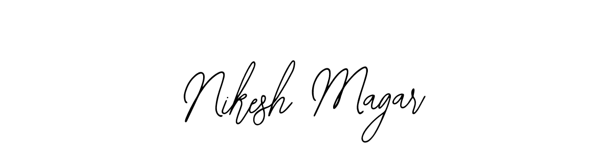 Make a beautiful signature design for name Nikesh Magar. Use this online signature maker to create a handwritten signature for free. Nikesh Magar signature style 12 images and pictures png