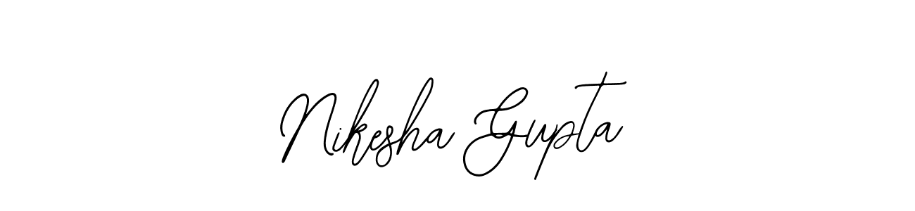 Make a short Nikesha Gupta signature style. Manage your documents anywhere anytime using Bearetta-2O07w. Create and add eSignatures, submit forms, share and send files easily. Nikesha Gupta signature style 12 images and pictures png