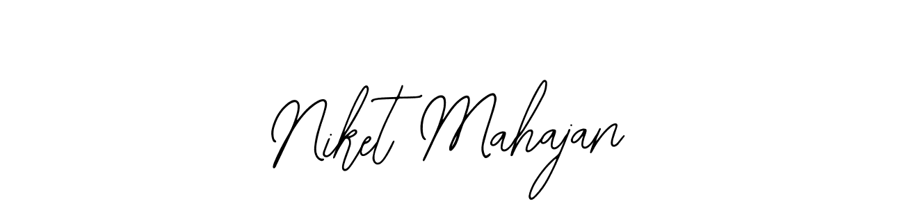 Create a beautiful signature design for name Niket Mahajan. With this signature (Bearetta-2O07w) fonts, you can make a handwritten signature for free. Niket Mahajan signature style 12 images and pictures png