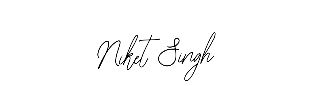 You should practise on your own different ways (Bearetta-2O07w) to write your name (Niket Singh) in signature. don't let someone else do it for you. Niket Singh signature style 12 images and pictures png