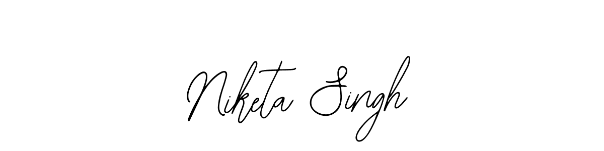 Niketa Singh stylish signature style. Best Handwritten Sign (Bearetta-2O07w) for my name. Handwritten Signature Collection Ideas for my name Niketa Singh. Niketa Singh signature style 12 images and pictures png