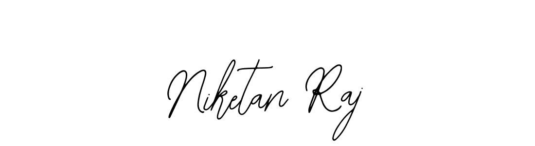 How to make Niketan Raj name signature. Use Bearetta-2O07w style for creating short signs online. This is the latest handwritten sign. Niketan Raj signature style 12 images and pictures png