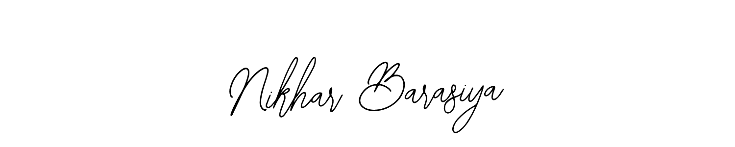 Make a beautiful signature design for name Nikhar Barasiya. Use this online signature maker to create a handwritten signature for free. Nikhar Barasiya signature style 12 images and pictures png
