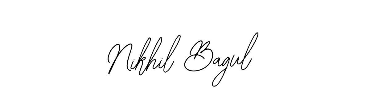 Create a beautiful signature design for name Nikhil Bagul. With this signature (Bearetta-2O07w) fonts, you can make a handwritten signature for free. Nikhil Bagul signature style 12 images and pictures png