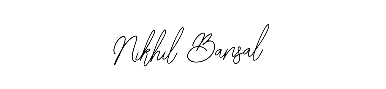 Here are the top 10 professional signature styles for the name Nikhil Bansal. These are the best autograph styles you can use for your name. Nikhil Bansal signature style 12 images and pictures png