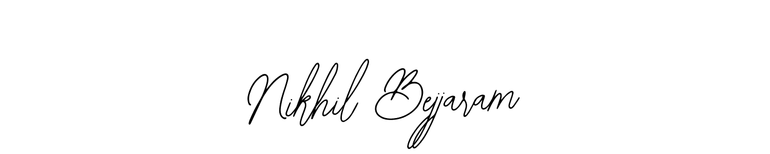How to make Nikhil Bejjaram signature? Bearetta-2O07w is a professional autograph style. Create handwritten signature for Nikhil Bejjaram name. Nikhil Bejjaram signature style 12 images and pictures png
