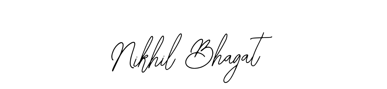 The best way (Bearetta-2O07w) to make a short signature is to pick only two or three words in your name. The name Nikhil Bhagat include a total of six letters. For converting this name. Nikhil Bhagat signature style 12 images and pictures png