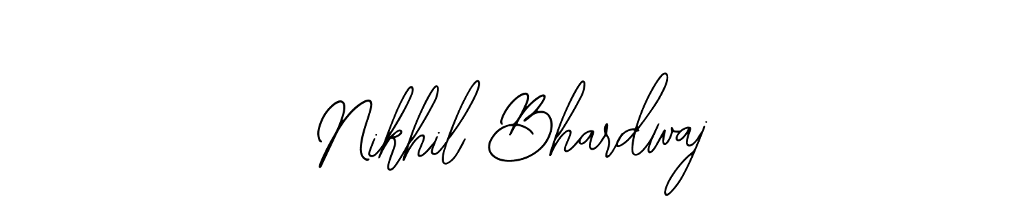 if you are searching for the best signature style for your name Nikhil Bhardwaj. so please give up your signature search. here we have designed multiple signature styles  using Bearetta-2O07w. Nikhil Bhardwaj signature style 12 images and pictures png