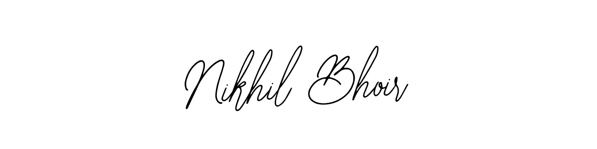 Here are the top 10 professional signature styles for the name Nikhil Bhoir. These are the best autograph styles you can use for your name. Nikhil Bhoir signature style 12 images and pictures png