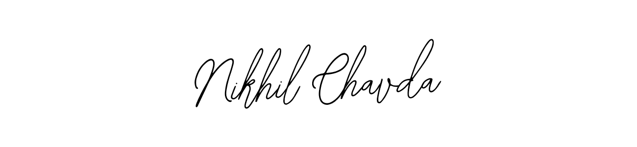 Also we have Nikhil Chavda name is the best signature style. Create professional handwritten signature collection using Bearetta-2O07w autograph style. Nikhil Chavda signature style 12 images and pictures png