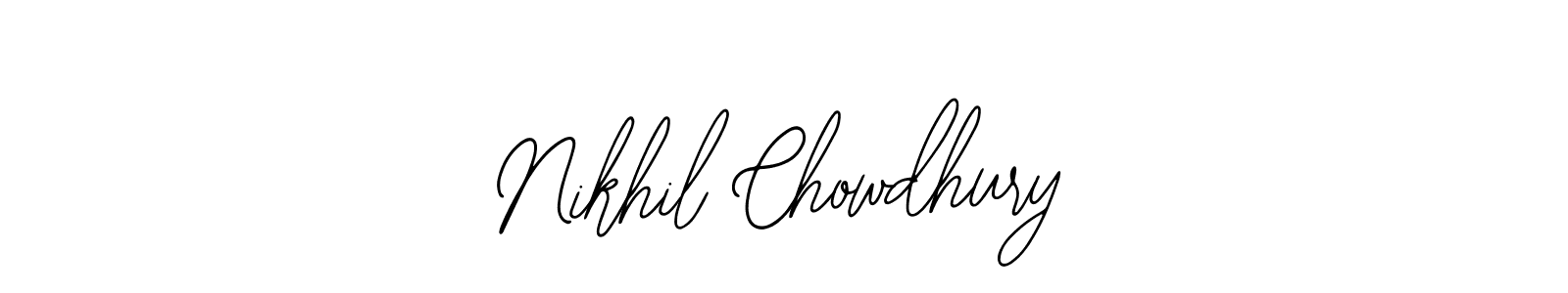 Nikhil Chowdhury stylish signature style. Best Handwritten Sign (Bearetta-2O07w) for my name. Handwritten Signature Collection Ideas for my name Nikhil Chowdhury. Nikhil Chowdhury signature style 12 images and pictures png