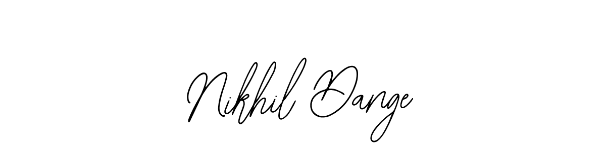 Also You can easily find your signature by using the search form. We will create Nikhil Dange name handwritten signature images for you free of cost using Bearetta-2O07w sign style. Nikhil Dange signature style 12 images and pictures png