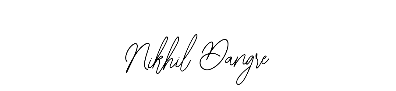 Nikhil Dangre stylish signature style. Best Handwritten Sign (Bearetta-2O07w) for my name. Handwritten Signature Collection Ideas for my name Nikhil Dangre. Nikhil Dangre signature style 12 images and pictures png