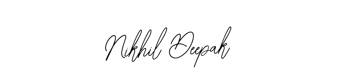 You can use this online signature creator to create a handwritten signature for the name Nikhil Deepak. This is the best online autograph maker. Nikhil Deepak signature style 12 images and pictures png