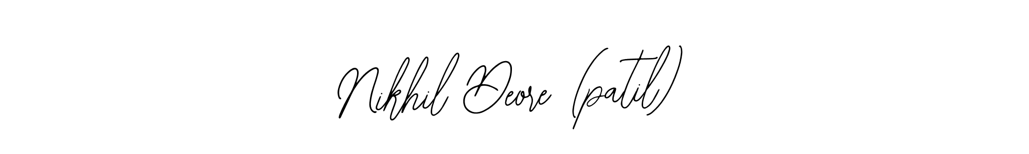 This is the best signature style for the Nikhil Deore (patil) name. Also you like these signature font (Bearetta-2O07w). Mix name signature. Nikhil Deore (patil) signature style 12 images and pictures png