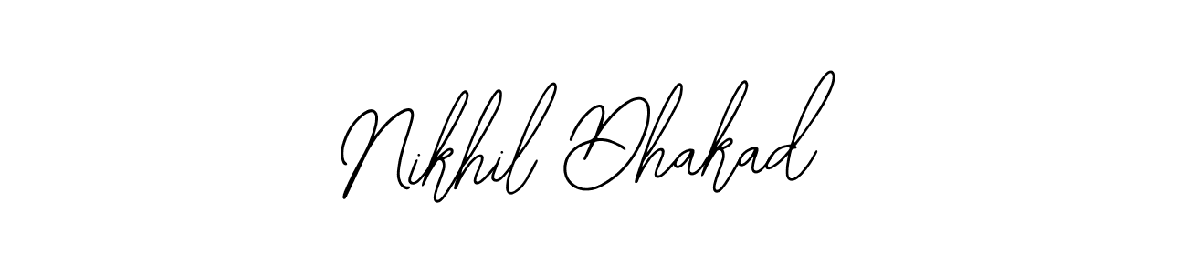 Nikhil Dhakad stylish signature style. Best Handwritten Sign (Bearetta-2O07w) for my name. Handwritten Signature Collection Ideas for my name Nikhil Dhakad. Nikhil Dhakad signature style 12 images and pictures png