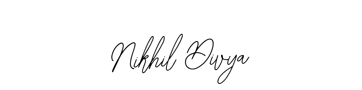 This is the best signature style for the Nikhil Divya name. Also you like these signature font (Bearetta-2O07w). Mix name signature. Nikhil Divya signature style 12 images and pictures png
