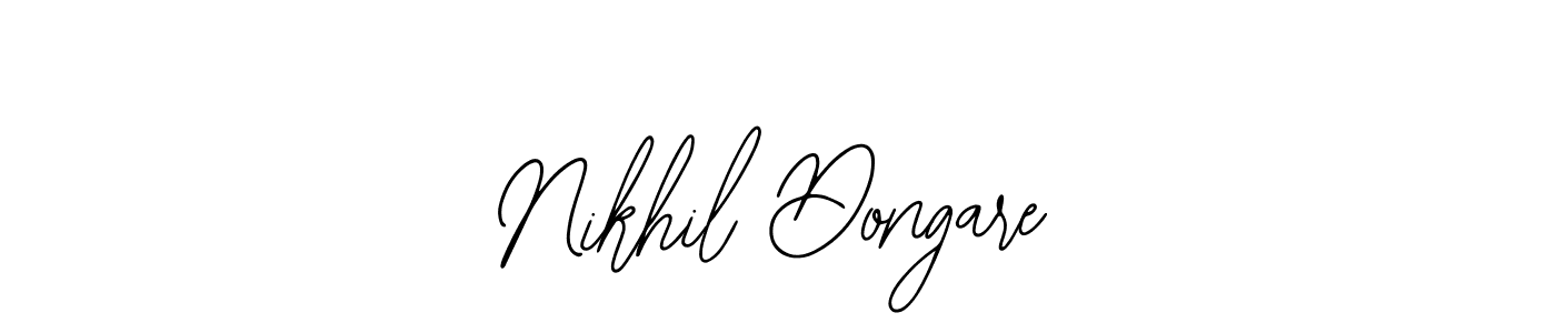 Nikhil Dongare stylish signature style. Best Handwritten Sign (Bearetta-2O07w) for my name. Handwritten Signature Collection Ideas for my name Nikhil Dongare. Nikhil Dongare signature style 12 images and pictures png