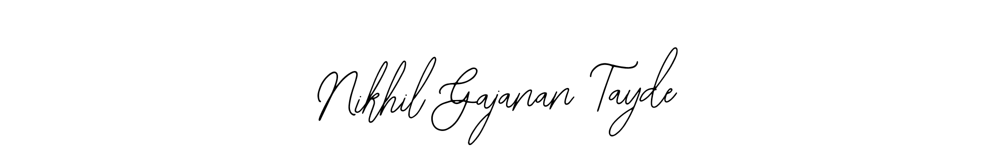 See photos of Nikhil Gajanan Tayde official signature by Spectra . Check more albums & portfolios. Read reviews & check more about Bearetta-2O07w font. Nikhil Gajanan Tayde signature style 12 images and pictures png