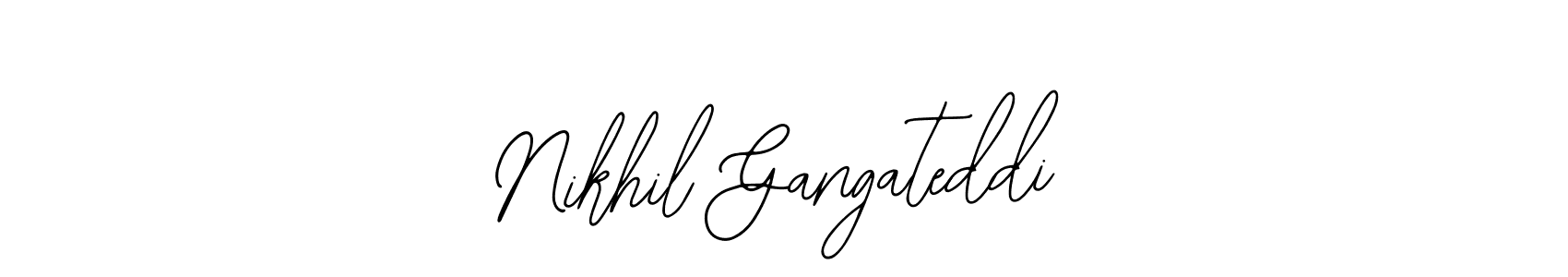 You can use this online signature creator to create a handwritten signature for the name Nikhil Gangateddi. This is the best online autograph maker. Nikhil Gangateddi signature style 12 images and pictures png