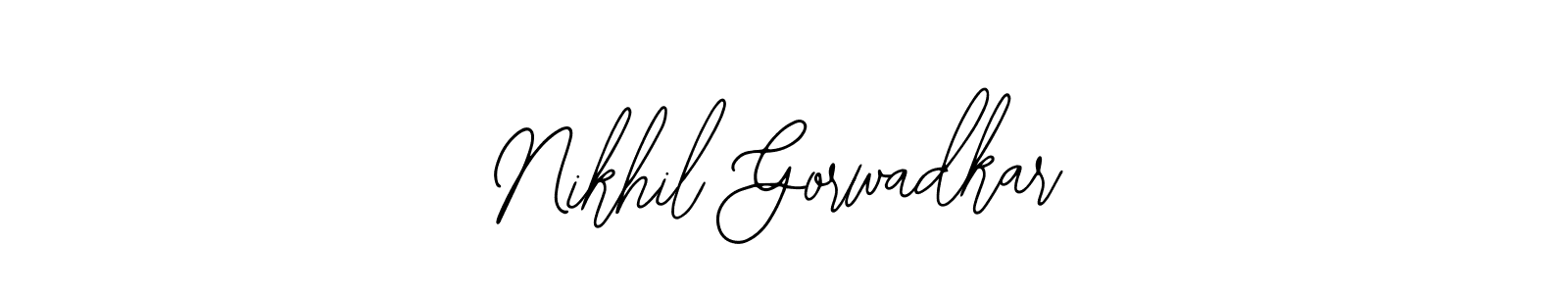 Nikhil Gorwadkar stylish signature style. Best Handwritten Sign (Bearetta-2O07w) for my name. Handwritten Signature Collection Ideas for my name Nikhil Gorwadkar. Nikhil Gorwadkar signature style 12 images and pictures png