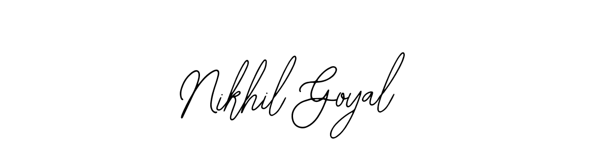 Also we have Nikhil Goyal name is the best signature style. Create professional handwritten signature collection using Bearetta-2O07w autograph style. Nikhil Goyal signature style 12 images and pictures png