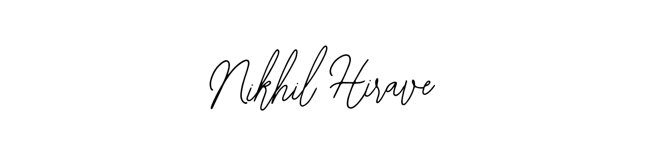 Nikhil Hirave stylish signature style. Best Handwritten Sign (Bearetta-2O07w) for my name. Handwritten Signature Collection Ideas for my name Nikhil Hirave. Nikhil Hirave signature style 12 images and pictures png