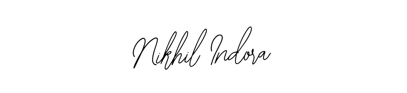 Similarly Bearetta-2O07w is the best handwritten signature design. Signature creator online .You can use it as an online autograph creator for name Nikhil Indora. Nikhil Indora signature style 12 images and pictures png