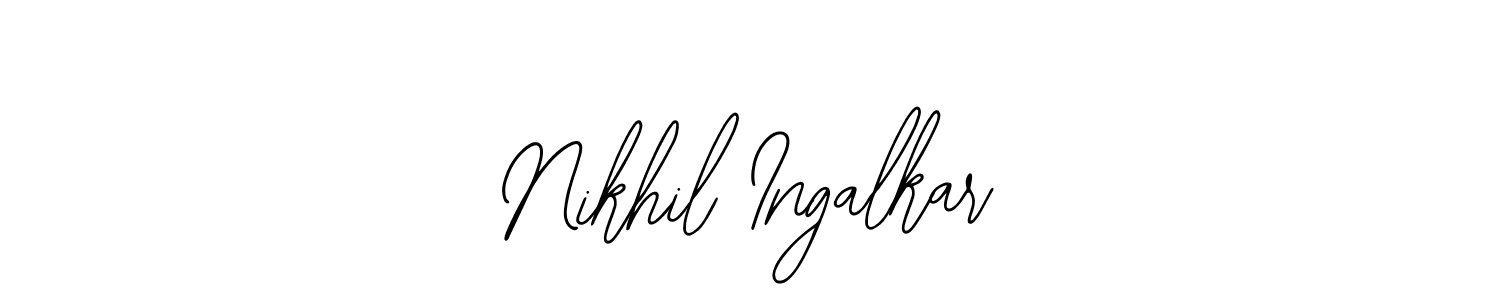 Create a beautiful signature design for name Nikhil Ingalkar. With this signature (Bearetta-2O07w) fonts, you can make a handwritten signature for free. Nikhil Ingalkar signature style 12 images and pictures png