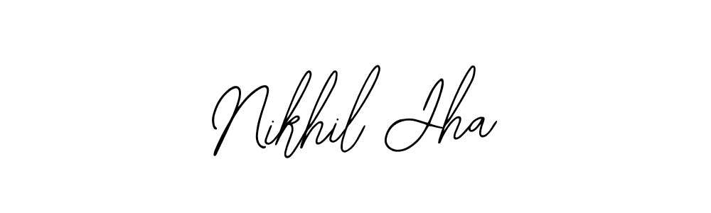 How to Draw Nikhil Jha signature style? Bearetta-2O07w is a latest design signature styles for name Nikhil Jha. Nikhil Jha signature style 12 images and pictures png